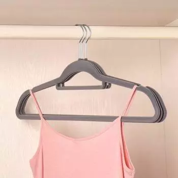 Шкаф для хранения вещей Балконная сушилка Вешалка для одежды Крючок для сушки Органайзер для вешалки из фетра Вешалка из бархата серый