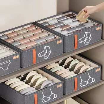 Шкаф для спальни, органайзер для нижнего белья, носки, бюстгальтер, коробки для хранения одежды, органайзер для одежды, брюки, органайзер для носков