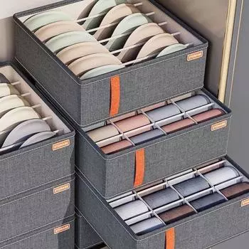 Шкаф для спальни Ящик для нижнего белья Органайзер для одежды Органайзер для носков Бюстгальтер Коробки для хранения одежды Органайзеры для брюк и носков