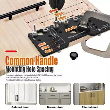 Шкаф с регулируемой полкой, направляющая для сверления, нержавеющая, устойчивая к коррозии, высокоточная стойкая полка чёрный