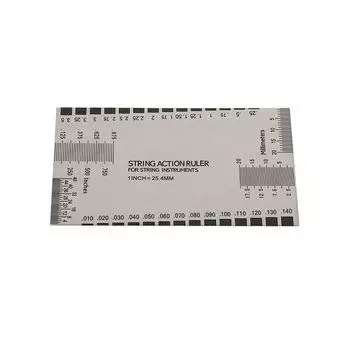 Шкала высоты гитарных струн VGEBY, измеритель высоты гитарных струн с защитой ладов, набор инструментов для измерения линейки, измерительный инструмент для бас-гитары