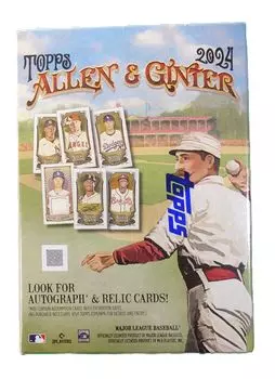 Шкатулка для ценностей Topps Allen Ginter, 2024 г. Коробка для ценностей Topps Allen Ginter, 2024 г. & - & [Предмет]
