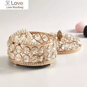 Шкатулка для драгоценностей, дорожная шкатулка для украшений, шкатулка для хранения кристаллов, футляр для дамских колец, портативный органайзер для украшений, ожерелья 10x10cm