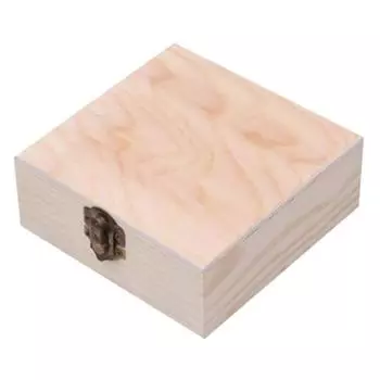 Шкатулка для драгоценностей из натурального неокрашенного дерева, шкатулка для хранения украшений, компактная шкатулка для колец, сережек, шкатулка для безделушек на стол, одноэтажные простые подарочные коробки
