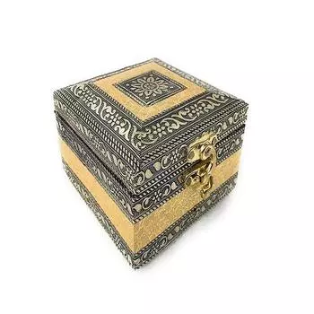Шкатулка для драгоценностей ручной работы, Свадебная шкатулка, деревянная шкатулка для драгоценностей, Золото, Шкатулка для украшений для женщин, Современный дизайн
