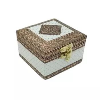 Шкатулка для драгоценностей ручной работы, Свадебная шкатулка, деревянная шкатулка для драгоценностей, золото, Шкатулка для украшений для женщин, Современный дизайн, Подарочная коробка Ракхи для сестры