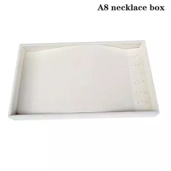 Шкатулка для хранения ювелирных изделий Серьги Кольца Ожерелье Держатель для броши Бархатная шкатулка для демонстрации ювелирных изделий Ожерелье Классификация Органайзер Ящик Лоток