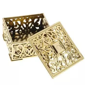 Шкатулка для мелочей золотой