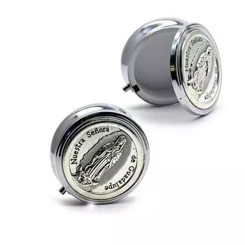 Шкатулка для украшений Святого Грааля Винтажные металлические четки, ожерелья, органайзеры, религиозный подарок, причастие, церковная серьга, ящик для хранения