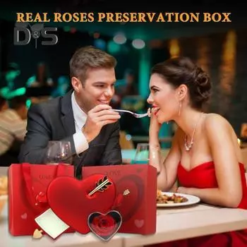 Шкатулка для украшений в форме сердца со стрелами, консервированные розы, мягкая подкладка, кольца, ожерелья, органайзер для хранения подарков на годовщину красный