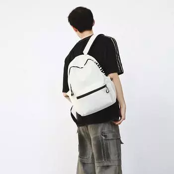 Школьная сумка 2024 года, новая мужская и женская корейская версия, рюкзак для старшеклассников, учеников младших классов, учеников старших классов, большой емкости чёрный