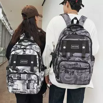 Школьная сумка большой емкости, камуфляжный рюкзак для учащихся старших классов средней школы хаки