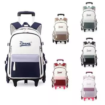 Школьная сумка Campus на 6-колесной тележке ZRY1269 чёрный