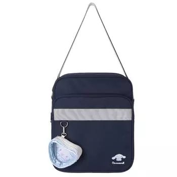 Школьная сумка через плечо с мешочком в форме сердца из полиэстера [Sanrio] (корица)