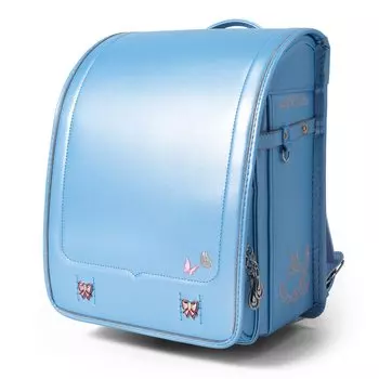 Школьная сумка для 4 л, пена с эффектом памяти, ширина 60 мм, начальная школа, жемчужный, автоматическая, совместимая с плоской школьной сумкой А4, японский небесно-голубой [amant] небесно-голубой