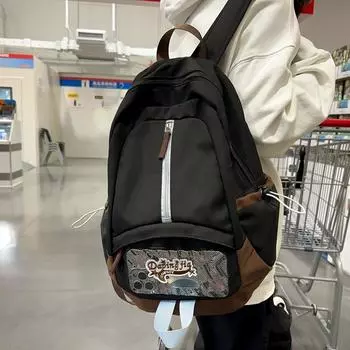 Школьная сумка для девочек, мужской однотонный рюкзак, женская дорожная сумка большой емкости синий