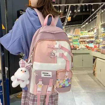 Школьная сумка для девочек, студенческий рюкзак