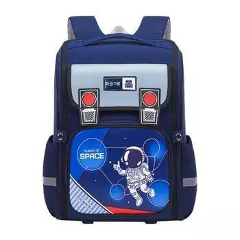 Школьная сумка для космонавтов для мальчиков и девочек, большой вместительный рюкзак из ткани Оксфорд для юниоров, серебристый водонепроницаемый рюкзак Mochilas для защиты позвоночника для детей 41*32*21CM