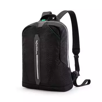 Школьная сумка для мальчиков-подростков, девочек, мужчин, женщин, модная сумка для ноутбука, 13,3-дюймовый трендовый нейлоновый рюкзак Street Snake, роскошный американский ретро-черный KS2041 чёрный