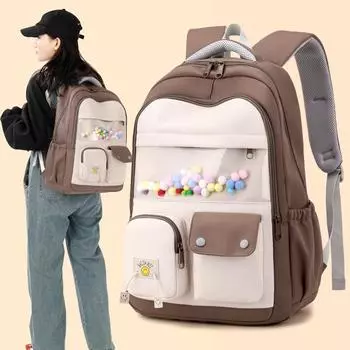 Школьная сумка для учащихся начальной школы, рюкзак с третьего по шестой класс, большая вместительная сумка для детей младших классов, сумка на плечо зелёный