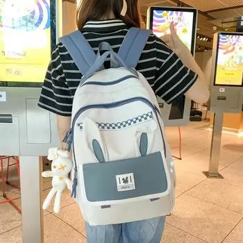 Школьная сумка для учениц младших классов средней школы, рюкзак большой емкости для девочек