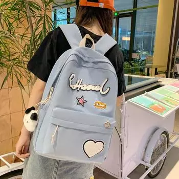 Школьная сумка Рюкзак большой емкости Женский рюкзак с героями мультфильмов