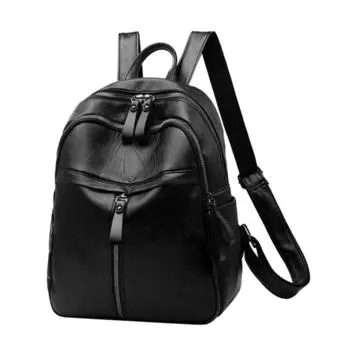 Школьная сумка-тоут, рюкзак из искусственной кожи, женский рюкзак через плечо для девочек, кожаный рюкзак