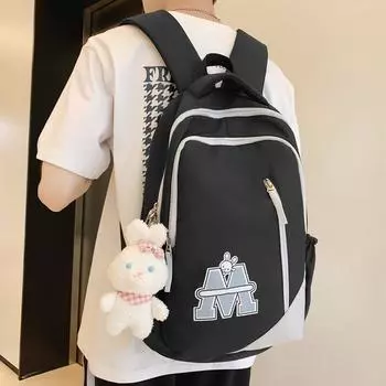 Школьная сумка Учащиеся старших классов средней школы Учащиеся младших классов средней школы Рюкзак большой вместимости чёрный