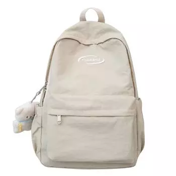 Школьная сумка в стиле колледжа для женщин, большой емкости, рюкзак для компьютера, рюкзак для школьников, дорожный рюкзак белый
