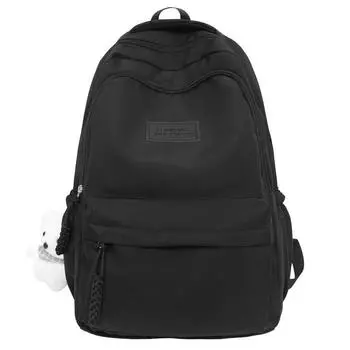 Школьная сумка, женский рюкзак для ученицы средней школы чёрный