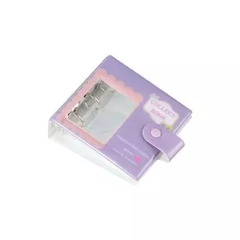 Школьные канцелярские принадлежности Фотоальбом Блокнот с отрывными листами Idol Фотокарточка Папка-переплет Коллекционная книга фиолетовый