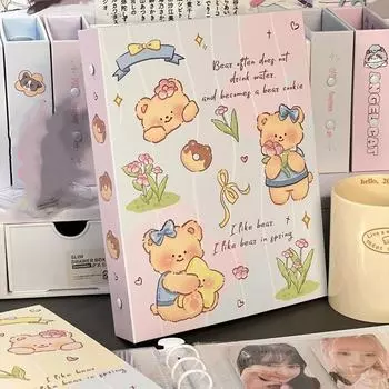 Школьные канцелярские принадлежности Kpop фотокарточка папка коллекционная книга A5 держатель для фотокарточек новый фотоальбом 01-Only cover