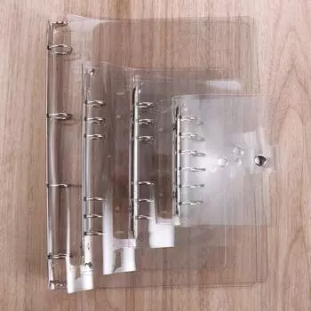 Школьные канцелярские принадлежности Папка-планировщик с прозрачным зажимом Блокнот с кольцами для записей A7