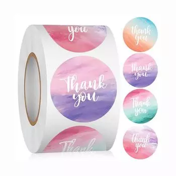 Школьные принадлежности Kawaii Carrier Наклейка 4 стиля Мультфильмы Спасибо Конверт X039 A22-500pcs-2.5cm