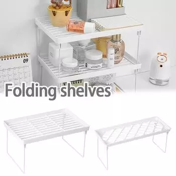 Школьные принадлежности, полка с железным слоем, настольный органайзер, стеллаж для хранения, студенческое общежитие, складная полая полка, полка для хранения средств по уходу за кожей S