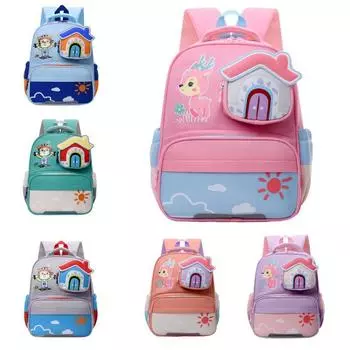 Школьные ранцы для мальчиков и девочек, детские сады, начальные классы, легкие, водонепроницаемые, многофункциональные, большой емкости для рюкзака фиолетовый