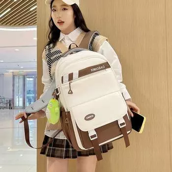 Школьные ранцы для женщин, Младшие школьники и старшеклассники большой вместимости, Рюкзаки для младших школьников, Компьютерные рюкзаки only bag