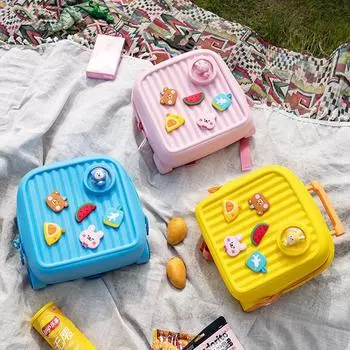 Школьные сумки для мальчиков-малышей, детские рюкзаки Kawaii для девочек, школьная сумка с рисунком кролика своими руками, милые детские дорожные сумки розовый