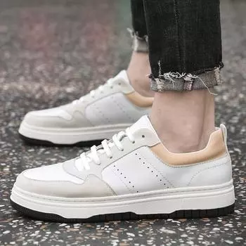 Школьные туфли из натуральной кожи на шнуровке, классические мужские туфли из вулканизированной кожи, высококачественные универсальные мужские кроссовки, новые мужские туфли на плоской подошве для активного отдыха 37 чёрный