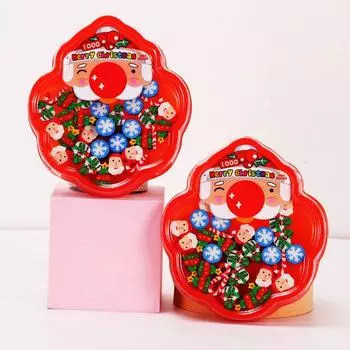 Школьный офис, милый мультяшный поднос, рождественский Санта, канцелярские принадлежности, ластик