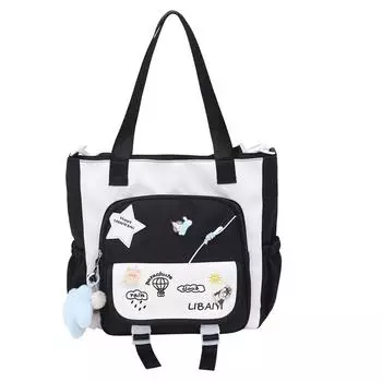 Школьный рюкзак для девочек-подростков, большой вместимости и высокой ценности, в стиле инс, нишевый рюкзак, сумка для учебников из двух частей, легкий рюкзак