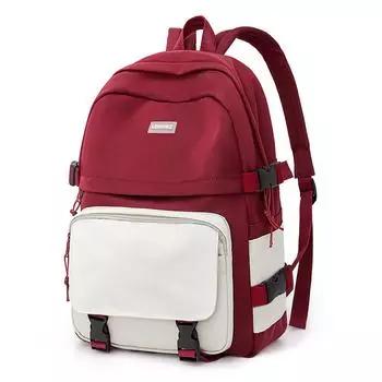 Школьный рюкзак для девочек-подростков, женские повседневные школьные сумки, унисекс, рюкзак для колледжа, рюкзак для ноутбука 14 , рюкзак для отдыха красный