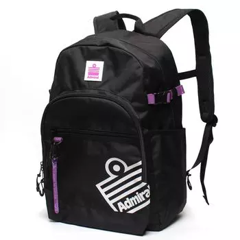 Школьный рюкзак для мальчиков и девочек 25 литров, школьный рюкзак с карманом для ноутбука, круглый рюкзак, фиолетовый 25 л [Admiral] ASRL-09 фиолетовый