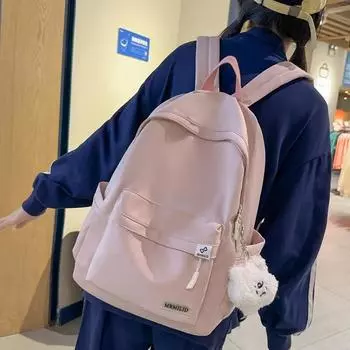 Школьный рюкзак для младших классов большой вместимости, рюкзак для старших классов средней школы чёрный