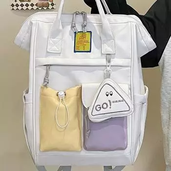 Школьный рюкзак для школьного сезона, для средней школы, для старшей школы, для колледжа, рюкзак для девочек, женский, легкий, для путешествий, можно расширить