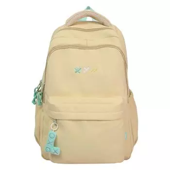 Школьный рюкзак для средней школы Женский нейлоновый рюкзак жёлтый