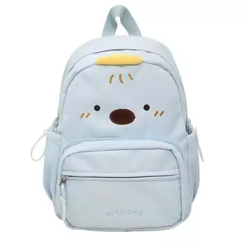 Школьный рюкзак для средней школы, женский, большой емкости, съемный рюкзак с рисунком школьника жёлтый