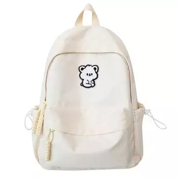 Школьный рюкзак для средней школы, женский рюкзак, однотонный рюкзак Small жёлтый