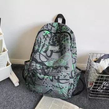 Школьный рюкзак для старшеклассников, большая вместимость, повседневный, модный, для учеников младших классов, корейская версия, рюкзак для путешествий, для студентов колледжей белый