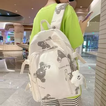 Школьный рюкзак для студенток чёрный